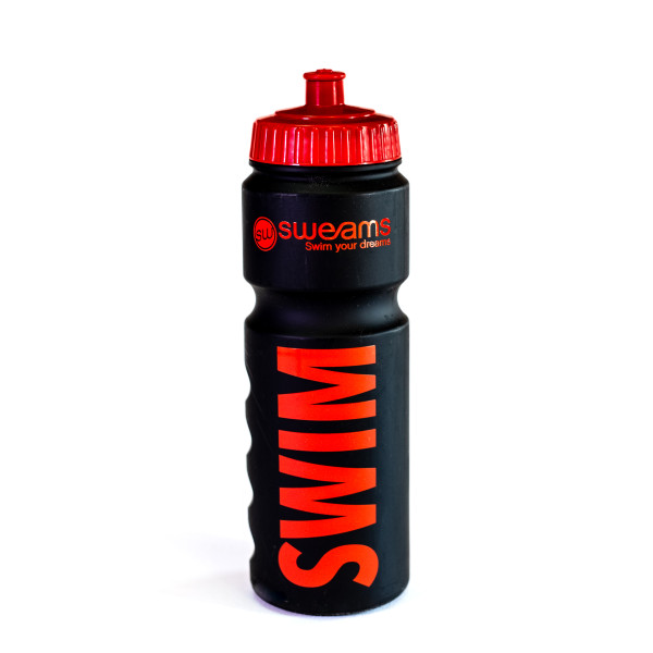 Bidon NATATION SWEAMS SWIM - Black Matt RED - 750ml