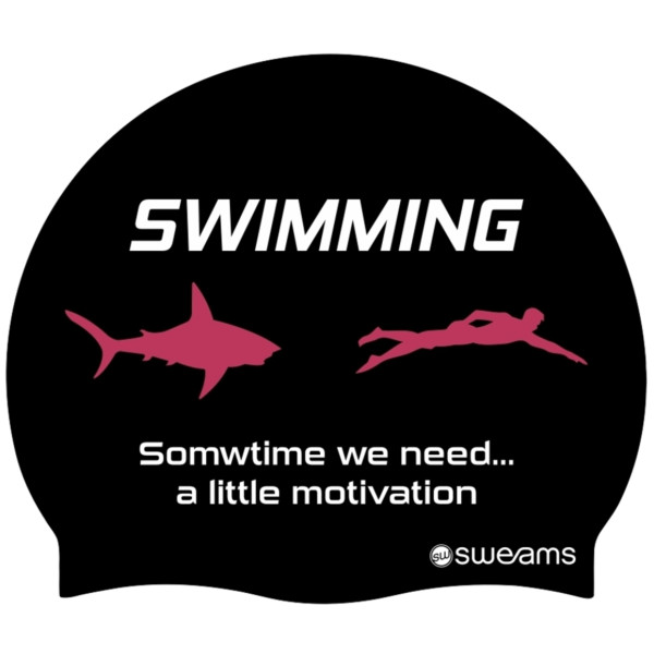 Bonnet SWEAMS Shark Motivation - Red White