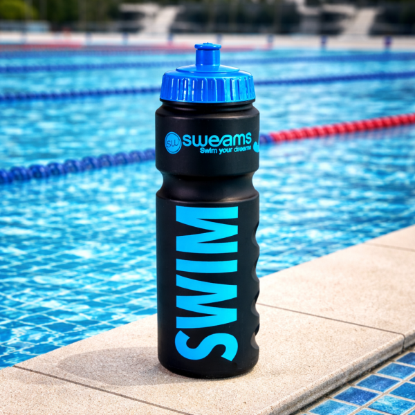 Bidon NATATION SWEAMS SWIM - Black Matt BLUE - 750ml