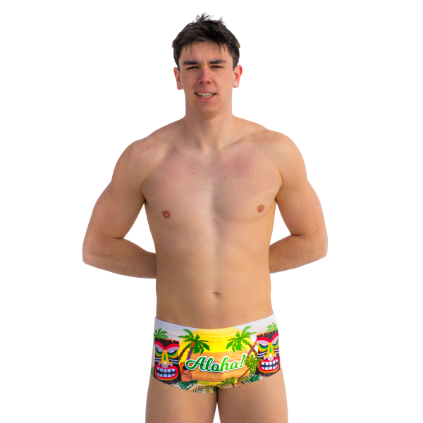SWEAMS TRUNKS ALOHA TIKI - Boxer Natation Homme